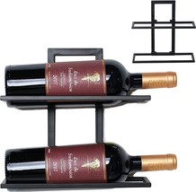 Wine Glass Holder Under Cabinet Hanging Wine Rack Home Kitchen Storage Organizer - £15.40 GBP
