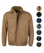 Men&#39;s Microfiber Golf Sport Water Resistant Zip Up Windbreaker Jacket BENNY - £33.61 GBP
