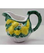 Vtg ITA LICA ARS Lemon Basket Lemonade Water Ceramic Pitcher Italy Handp... - $552.52 MXN