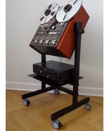 NEW CUSTOMISED Cart Stand for any TASCAM 34B 32B etc Reel to Reel Recorder - $692.47 CAD