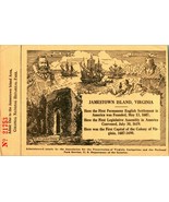 Old Church Tower Ticket Jamestown Island Colony Area Virginia VA Nationa... - $7.87