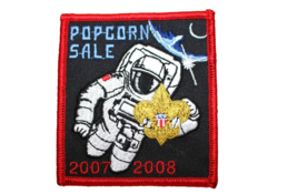 Cub Scout Scouting Popcorn Sale 2007 2008 Astronaut Boy Scout Patch BSA - £7.78 GBP