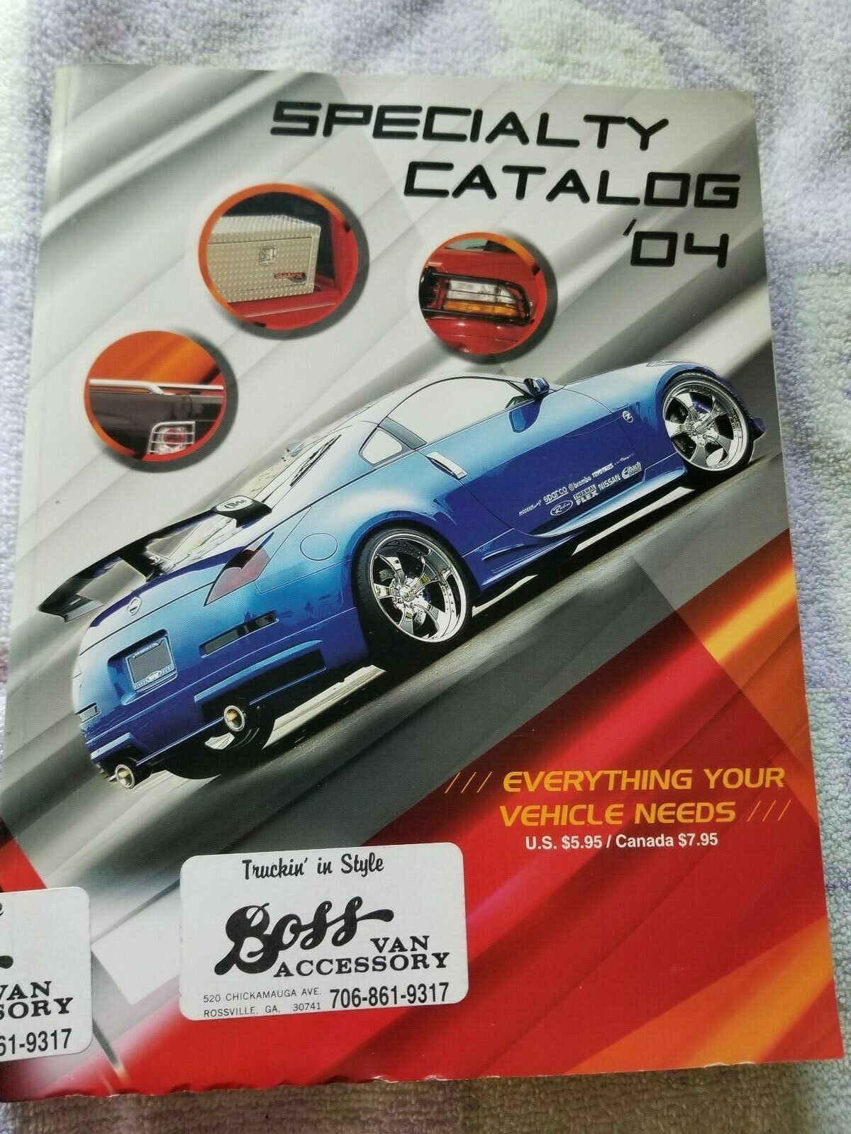 Boss Van Accessory (Rossville, GA) 2004 Specialty Catalog - $19.34