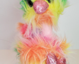 Ty Beanie Boos Asha the Ostrich Bright Rainbow Pink Glitter 6 in. Stuffe... - $11.83