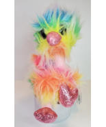 Ty Beanie Boos Asha the Ostrich Bright Rainbow Pink Glitter 6 in. Stuffe... - £9.30 GBP