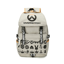 Overwatch Theme Tough Series Backpack Schoolbag Daypack Bookbag Game Logo - £33.57 GBP