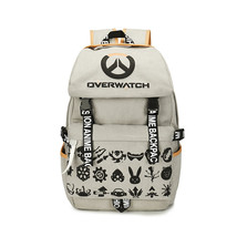 Overwatch Theme Tough Series Backpack Schoolbag Daypack Bookbag Game Logo - £33.52 GBP