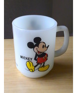 Disney Mickey Mouse Milk Glass Coffee Cup  - $30.18 CAD
