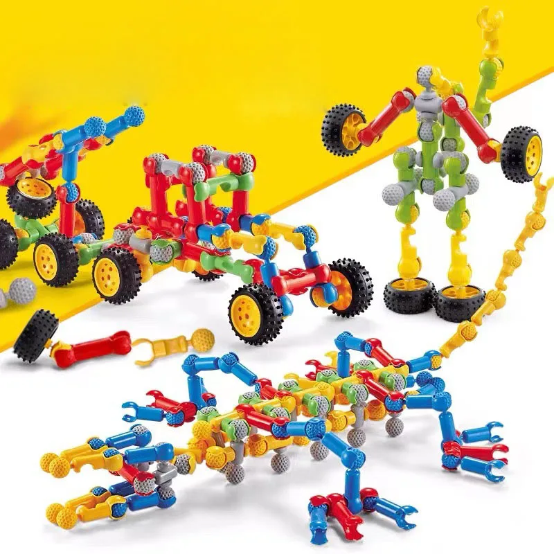 Kids Building Kit STEM Toys Skeleton Joint Building Blocks Educational - £15.87 GBP+