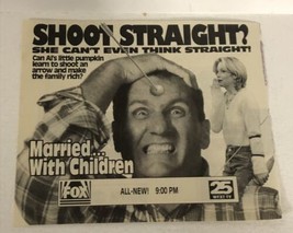 Married With Children Ed O’Neill Tv Guide Vintage Print Ad Tpa16 - $6.92