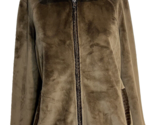 Pendleton Brown Fleece Zip Up Jacket, Women's Size L - $23.74