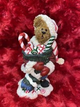 Boyds Bear Bearstone Kandy Kris Sweet Stuffins Christmas Figurine 2004 EUC - £29.88 GBP