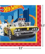 Multicolor Hot Wheels Luncheon Paper Napkins Birthday Party Supplies 16 ... - $94.08 MXN