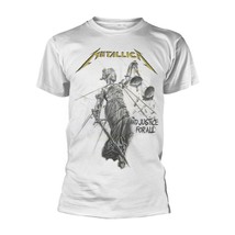 Metallica And Justice For All (White) Official Tee T-Shirt Mens Unisex - £31.93 GBP