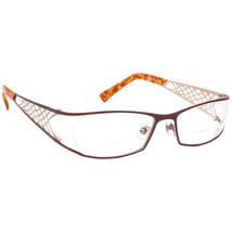 Prodesign Denmark Eyeglasses 5122 c.5021 Brown Rectangular Metal Japan 5... - $129.99