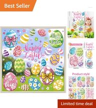 Festive 6 Sheets of Happy Easter Window Clings - Perfect for Every Surface - $12.82