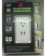 Sharper Image Plate Power USB Wall Plate Charger BRAND NEW SEALED BOX Surge - £12.49 GBP