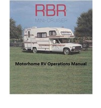 RBR Mini Crusier Motorhome Operations Manuals 610pgs for Toyota RV w/ Appliances - $24.99