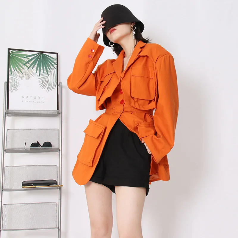 SuperAen Women Clothes  Style Three-dimensional Pocket Coat  Autumn  Loo... - $229.47
