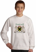 Purcell Irish coat of arms Sweatshirt in White - £23.66 GBP