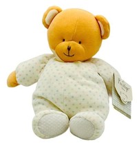 Prestige Baby Brown Bear Footie Pajamas Rattle Pastel Polka Dots Tags 11 inch - £73.36 GBP