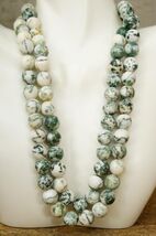 Artisan Jewelry Supply 32" Gemstone Dendritic Tree Moss Agate 10MM Bead ... - $24.74