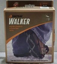 New Yaktrax Walker Slip On Shoe Traction For Snow And Ice Black Large Unisex - $13.29