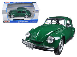 1973 Volkswagen Beetle Green 1/24 Diecast Car Maisto - £28.46 GBP
