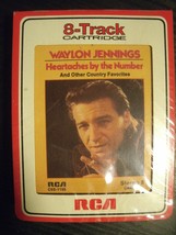 8 Track-Waylon Jennings-Heartaches By The Number Refurbished &amp; Tested!! - £12.65 GBP