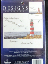 Counted Cross Stitch Keeper Of The Lighthouse Kit 9.5 " x 6.25" Vintage New - £11.65 GBP