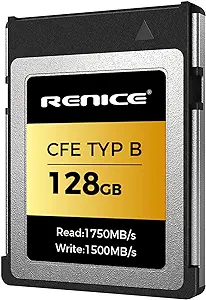 128Gb Cfexpress Type B Memory Card-Up To 1750Mb/S Read-8K Hd Video-For P... - £187.44 GBP