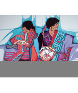 1982 Amado M. Pena Colcha Series: &quot;Celebramos&quot; Santa Fe Native Indians F... - $205.78 CAD
