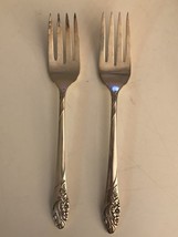 Oneida Community Evening Star Salad Dessert Forks 6 5/8&quot; Silverplate 195... - $11.76