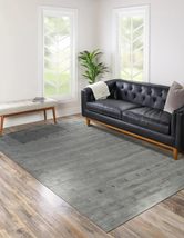 EORC LL7GY9X12 Hand-Knotted Wool Lori Baft Rug, 9&#39; x 12&#39;, Grey - £1,103.42 GBP