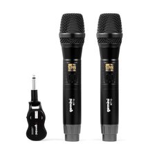 Gemini Dual Wireless Microphone UHF Handheld Rechargeable Cordless Mic S... - $112.96