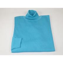 Men PRINCELY Turtle neck Sweater From Turkey Merino Wool 1011-80 Lt Turquoise image 3