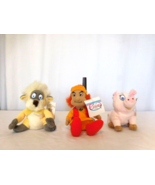 Disney Store Beanie Babies  Black Cauldron Set Girgi  Hen Wen  Fairfolk - $471.18 MXN