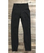 Lululemon Womens Size 2 Black Athletic Leggings Work Out Yoga Running - $25.97