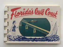 Postcards Central Florida 10 Cards Miniature Plastichrome Tampa Bay Area - $7.00