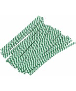 24000 Twist Ties 4 Inch Paper Green Stripes For Party Cello Candy Bags Cake - £113.28 GBP