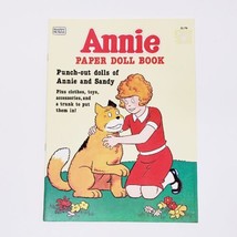 NOS Little Orphan Annie Paper Doll Book 1982 Punch Out Cut Out Mint/NM Vintage - £7.00 GBP