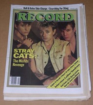 Stray Cats Record Magazine Vintage 1983 Luther Vandross Bowie Michael Ja... - $29.99