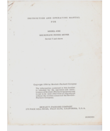 HP 430C Serial 5 &amp; Up Microwave  Meter Operating/ Service Manual 430C001... - $7.28