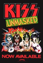 KISS Rock Band 24 x 35 Inch KISS UNMASKED Custom Poster - Classic Collec... - £35.38 GBP