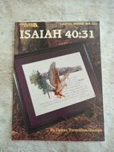 Leisure Arts Isaiah 40:31 Counted Cross Stitch Leaflet 2569 Bald Eagle Christian - $8.54