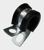 Protector Steel Clamp 2Pk 1/2&quot; Dia. Rubber Cushion Secure Insulate - £13.66 GBP
