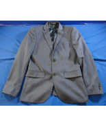 2 Button H&amp;M Designer Suit Jacket Man&#39;s Classic Spring Summer Blue Gray 35R - $619.41 MXN