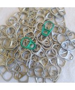 100 Aluminum/tin can jumbo pull pop tabs - $8.55