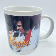  Elvis Presley Coffee Tea Mug Viva Las Vegas Cup Vintage - $7.59