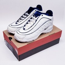 New Vintage Nike Air Shatter-Rare- White/Navy Mid 1998 Womens Shoes Size 9 NOS - £109.41 GBP